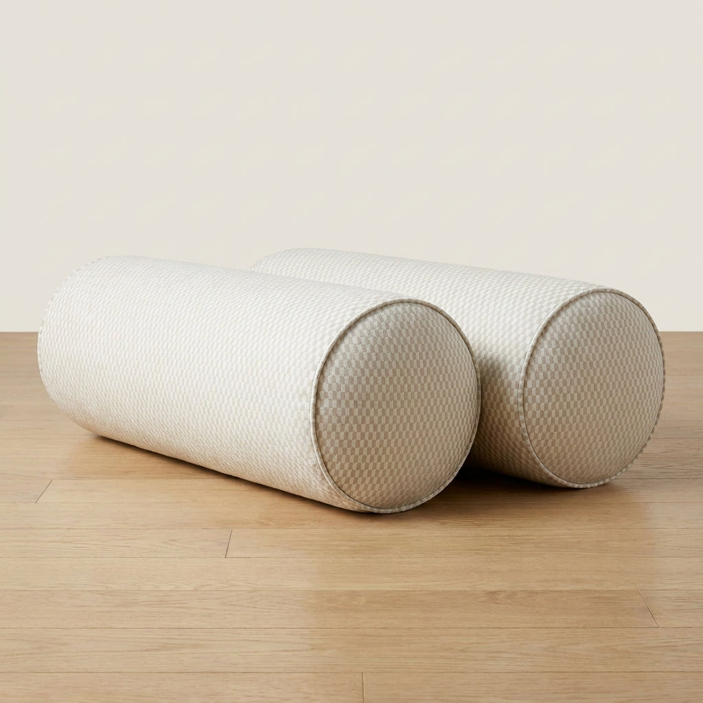 Traditional Round Bolster Pillow (Gao Takia) | Firm Cylindrical Backrest Cushion